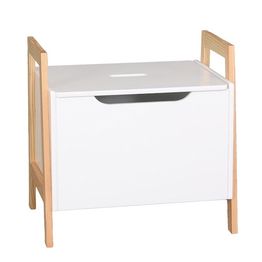 Lasten lelulaatikko Judy Wild Kid's Spirit 46 x 49 x 38 cm valkoinen/beige