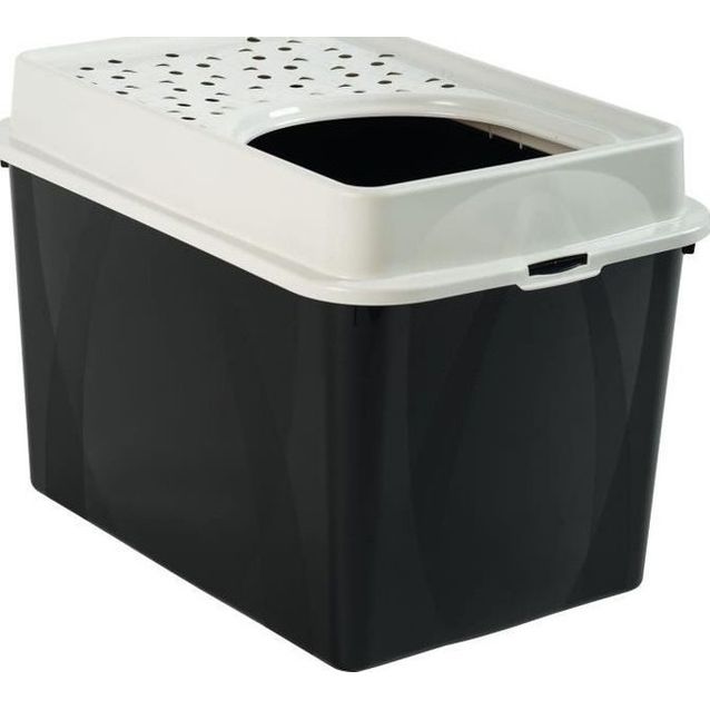 Kissanhiekkalaatikko/kissanvessa MyPet Berty Hop-In musta