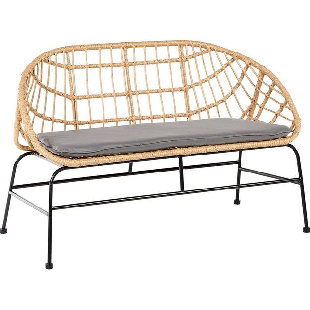 Puutarhasohva Chic Garden Perugia beige/harmaa/musta