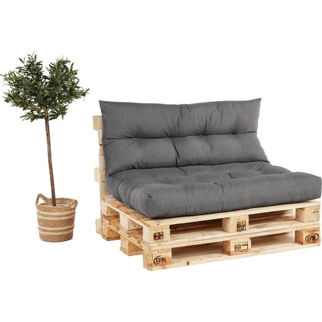 Lavapehmustesetti Chic Garden Nancy harmaa