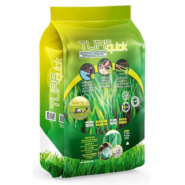 Nurmikon siemenmatto Turfquick Golfgreen, 10 kvm