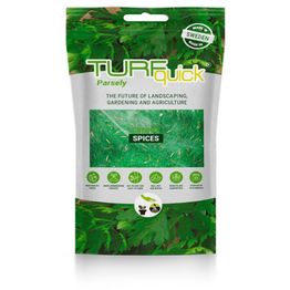 Persiljan siemenet Turfquick, kasvualustalla