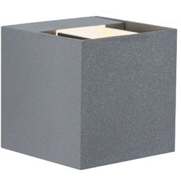 Seinävalaisin Paulmann Cybo LED IP65 80x80mm harmaa