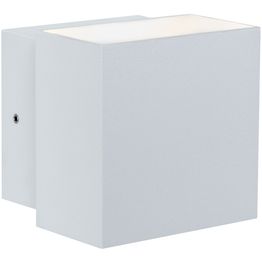 LED-ulkoseinävalaisin Paulmann Cybo Square, IP65, 10x10cm, 2700K, eri värejä