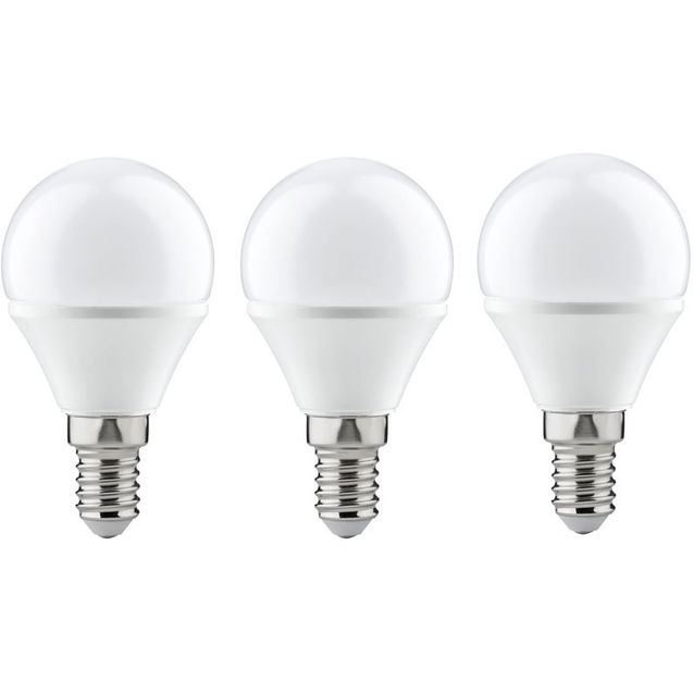 LED-lamppu Paulmann Drop, E14, 250lm, 3.5W, 2700K, opaali, 3kpl