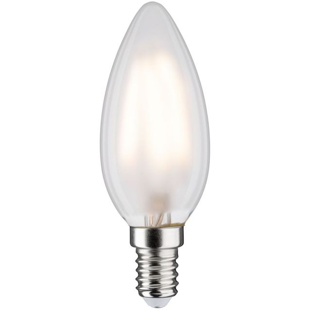 LED-kynttilälamppu Paulmann Candle, E14, 470lm, 4.5W, 2700K, filamentti, matta