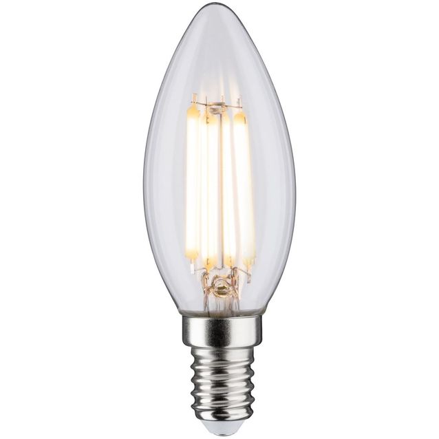 LED-kynttilälamppu Paulmann Candle, E14 806lm, 6.5W, 2700K, filamentti, kirkas