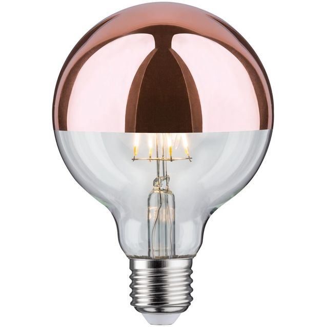 LED-pääpeililamppu Paulmann Modern Classic Edition Globe, E27, G95, 600lm, 6.5W, 2700K, kupari