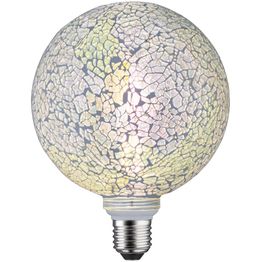 LED-lamppu Paulmann Miracle Mosaic Edition Globe, G125, E27, 470lm, 5W, 2700K, himmennettävä, eri värejä