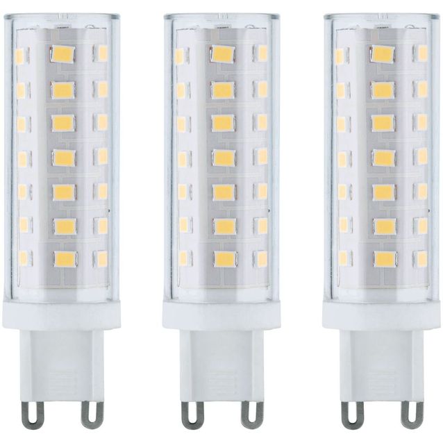 LED-pistokantalamppu Paulmann Pin Base, G9, 470lm, 5W, 4000K, kirkas, 3kpl