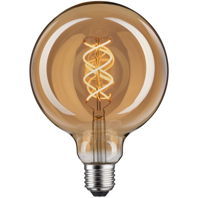 LED-filamenttilamppu Paulmann 1879 Edition Globe, G125, E27, 230lm, 4W, 1800K, himmennettävä, kulta