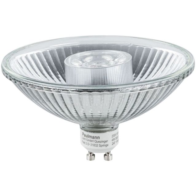 LED-kohdelamppu Paulmann Reflector, QPAR111, GU10, 425lm, 6.5W, 2700K, himmennettävä, hopea