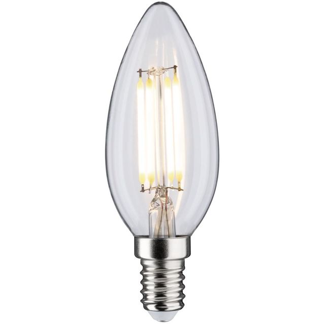 LED-kynttilälamppu Paulmann Candle, E14, 470lm, 4.8W, 4000K, filamentti, matta