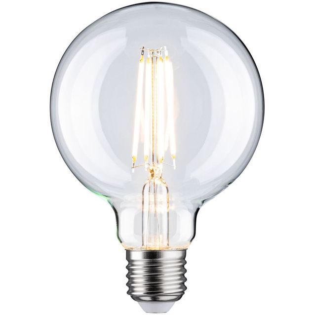 LED-filamenttilamppu Paulmann Globe, G95, E27, 806lm, 7.5W, 2700K, himmennettävä, kirkas