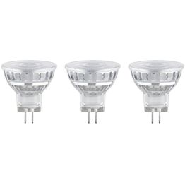 LED-kohdelamppu Paulmann Reflector, 12V, GU4, 184lm, 1.8W, 2700K, hopea, 3kpl