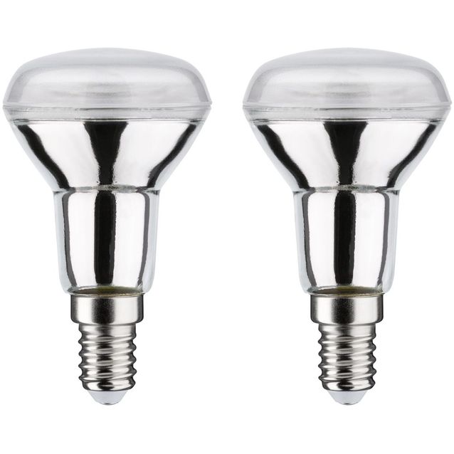 LED-kohdelamppu Paulmann Reflector, R50, E14, 420lm, 5W, 2700K, hopea, 2kpl