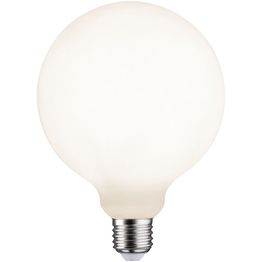 LED-filamenttilamppu Paulmann Lampion Globe, G125, E27, 400lm, 4.3W, 3000K, himmennettävä, valkoinen