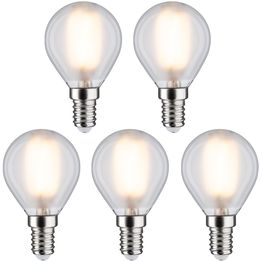 LED-filamenttilamppu Paulmann Drop, E14, 470lm, 4,8W, 2700K, matta, 5kpl