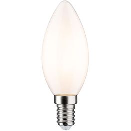 LED-kynttilälamppu Paulmann Classic Candle, E14, 470lm, 4.5W, 2700K, himmennettävä, opaali