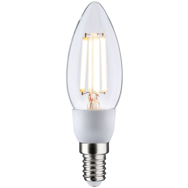 LED-kynttilälamppu Paulmann Eco-Line Candle, E14, 525lm, 2.5W, 3000K, filamentti, kirkas