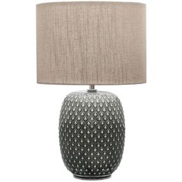 Pöytävalaisin Paulmann Pauleen Pretty Classy E27, harmaa/beige