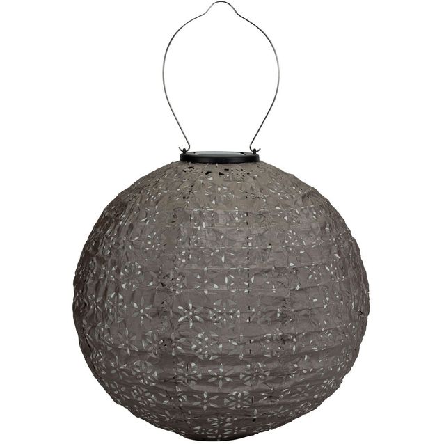 Aurinkokennolyhty Paulmann Pauleen Sunshine Dreamer, IP44, 3500K, harmaa