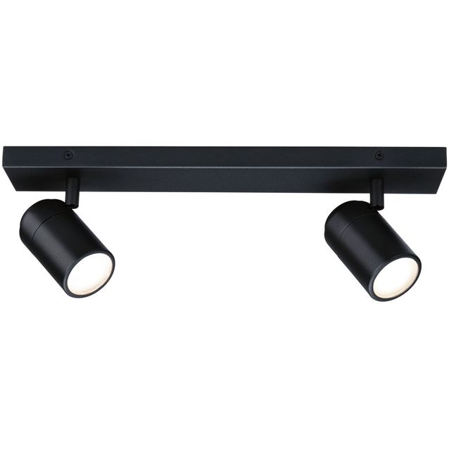 Spottivalaisin Paulmann Zyli 2-osainen IP44 GU10 max. 2x10W himmennettävä mattamusta