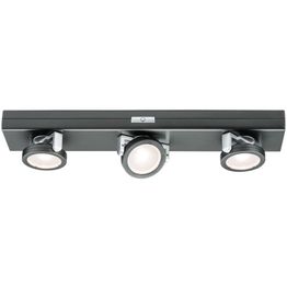 LED-työpistevalaisin Paulmann Batterie Rotate, 31x6cm, 3x18lm, 3000K, himmennettävä, antrasiitti