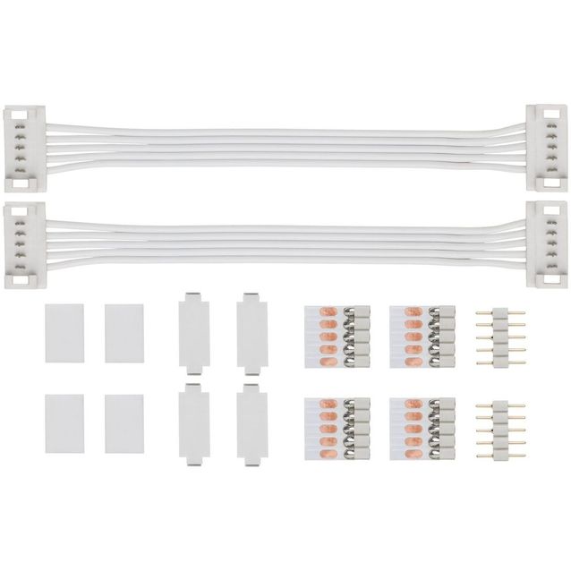 Liitinsetti Paulmann MaxLED Universal, 100x19mm, max.144W, valkoinen