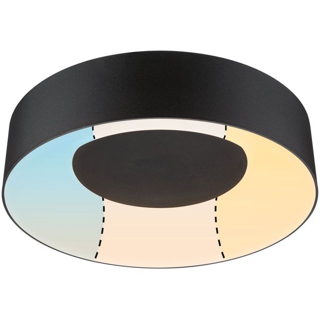 LED-kattovalaisin Paulmann Casca, IP44, 1500lm, 16W, säädettävä värilämpötila, eri värejä