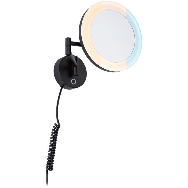 LED-meikkipeili Paulmann Masua IP44 seinään 55lm 230V 4W mattamusta