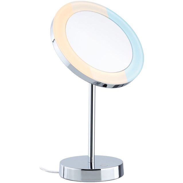 LED-meikkipeili Paulmann Masua IP44 jalustalla 55lm 230V 4W kromi