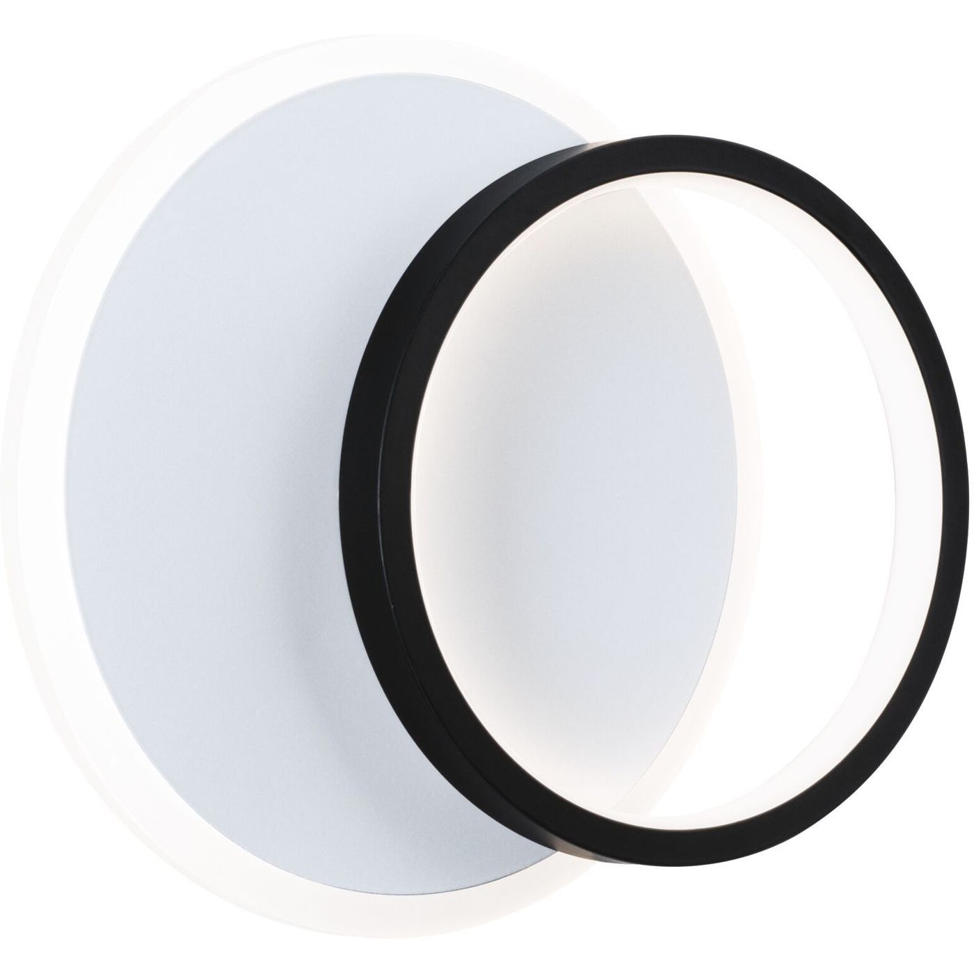 LED-seinävalaisin Paulmann 2Form 230x195mm 4000K 860lm/730lm 7/5.5W valkoinen/musta