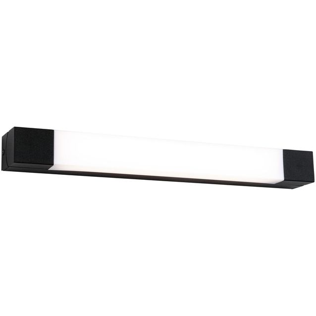 LED-peilivalaisin Paulmann Quasar 44cm IP44 3000K 600lm 7.5W musta