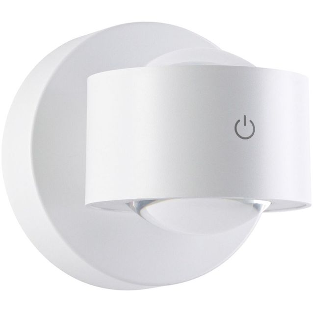Akkukäyttöinen seinävalaisin Paulmann Zorik LED IP44 100mm 2700K 2x1.1 W, himmennettävä, valkoinen