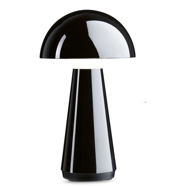 LED-pöytävalaisin Paulmann Onzo USB-ladattava 2700K IP44 3-Step-Dim himmennettävä musta