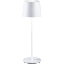 LED-pöytävalaisin Paulmann Gilo 35cm USB-ladattava IP44 2700K himmennettävä
