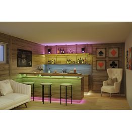 LED-nauhasetti Paulmann SimpLED Full-Line COB 140 lm/m 840 LEDiä/m RGB 24 VA, eri pituuksia