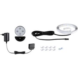 LED-nauhasetti muuntajalla Paulmann Basic Set, akustiikkapaneeliin, 2,4m, 3000K, musta