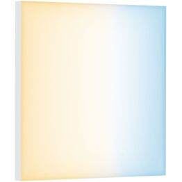 LED-paneeli Paulmann Velora, Smart Home Zigbee 3.0, 29.5x29.5cm, 10.5W, säädettävä värilämpötila, himmennettävä, mattavalkoinen