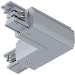 L-liitin Paulmann ProRail3, 101x101mm, sisä, hopea