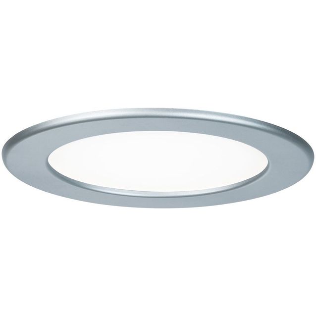 Upotettava LED-paneeli Paulmann, IP44, Ø17cm, 12W, 4000K, mattakromi