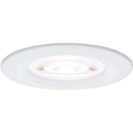 LED-alasvalo Paulmann Nova, Ø78mm, GU10, IP44, 4.9W, 550lm, 4000K, mattavalkoinen