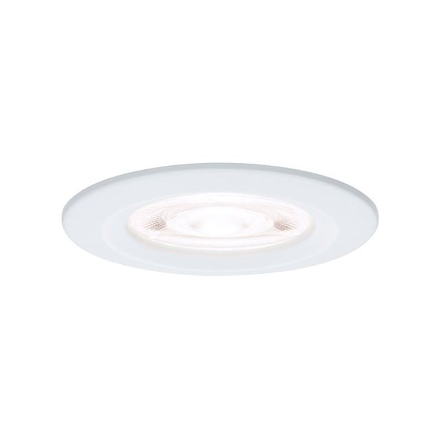 LED-alasvalo Paulmann Nova, Ø78mm, GU10, IP44, 4.9W, 550lm, 4000K, mattavalkoinen