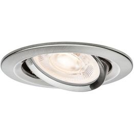 LED-alasvalo Paulmann Nova, Ø84mm, GU10, 4.9W, 550lm, 2700K, kolmiportaisesti himmennettävä, suunnattava