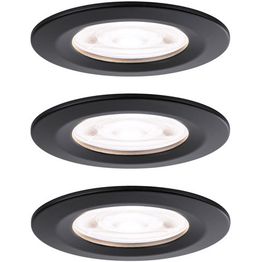 LED-alasvalosetti Paulmann Nova, Ø78mm, GU10, IP44, 3x4.9W, 3x550lm, 4000K