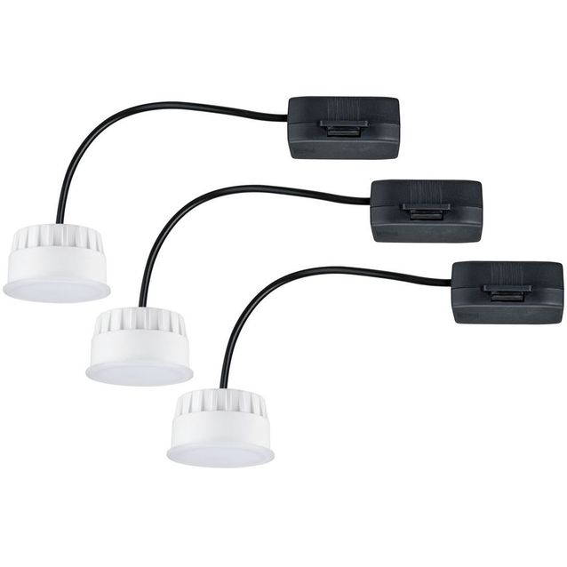 LED-valonlähde Choose-valaisimiin Paulmann, 3kpl, Ø50mm, 6W, 470lm, 2700K, satiini