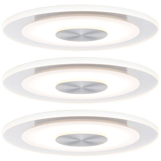 Alasvalosetti Paulmann Whirl Ø120mm 3-osainen valkoinen