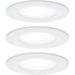Upotettava LED-valaisin Paulmann Nova Rigid, 3kpl, IP44, Ø78mm, GU10, 6.5W, 4000K, eri värejä