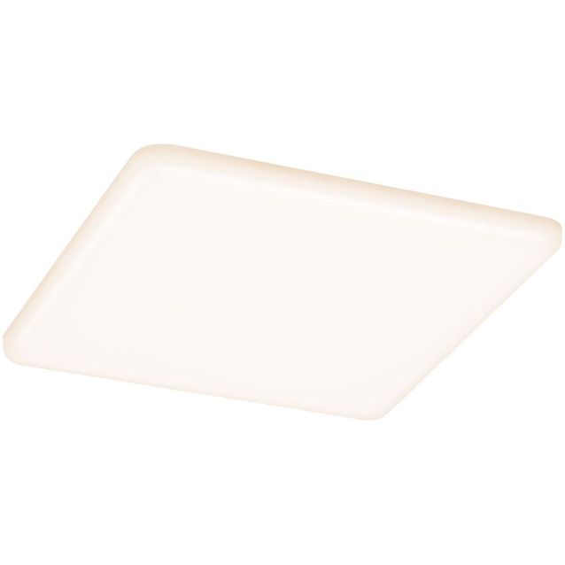 Upotettava LED-paneeli Paulmann VariFit Veluna, IP44, 18.5x18.5cm, 17W, 3000K, himmennettävä, satiini
